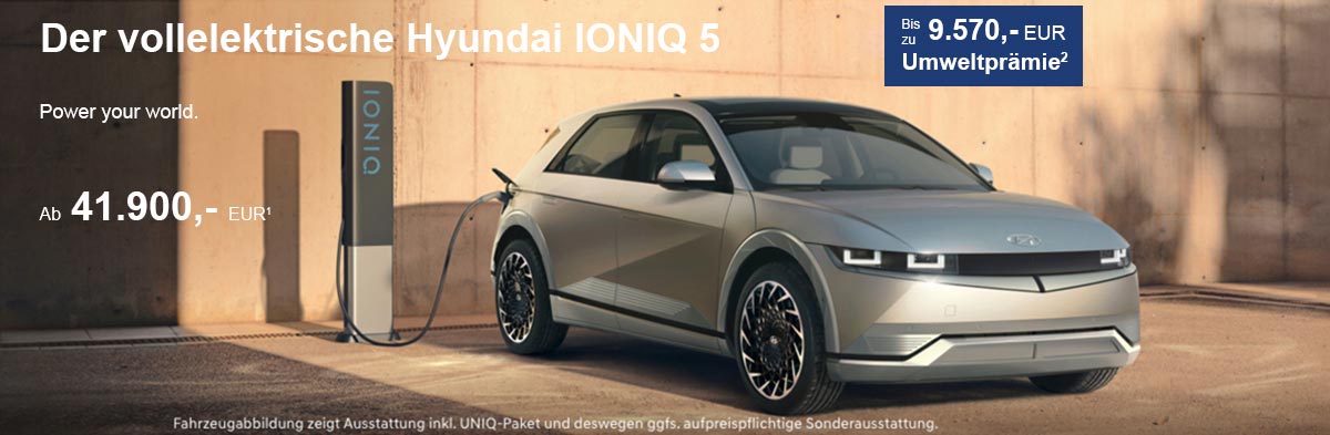 HYUNDAI IONIQ 5 - die Neudefinition von Mobilität.